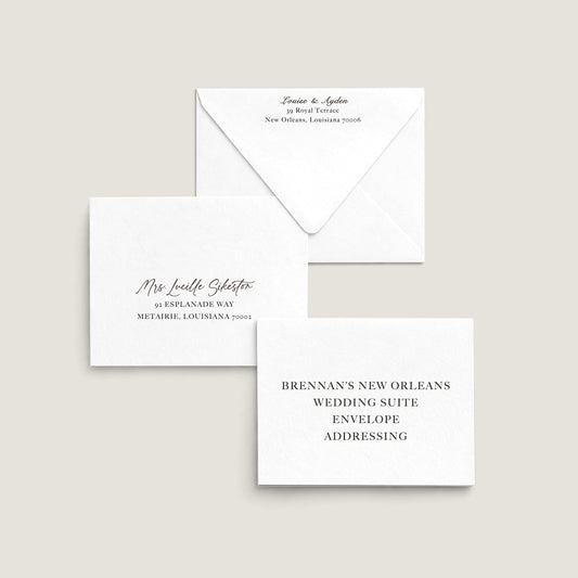 BRENNAN'S NEW ORLEANS ENVELOPE ADDRESSING