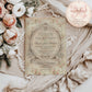 VICTORIAN FLORAL WEDDING INVITATION